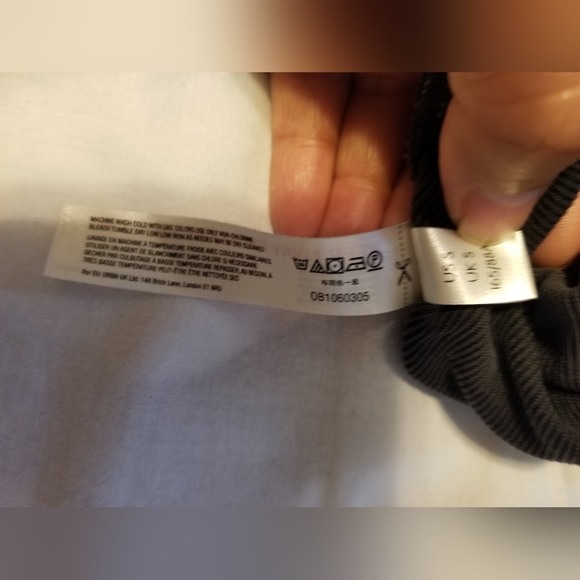 Free People Shirt Women's Size SP Color Dark Gray - Picture 7 of 10